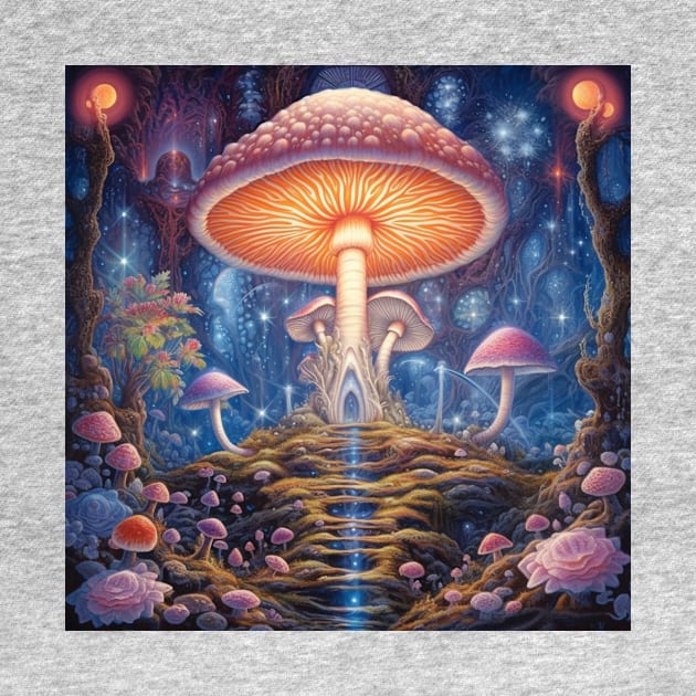 Magic Mushroom Mountain by Star Scrunch